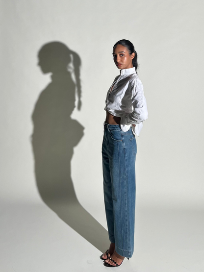 Pantalon en Jean droit