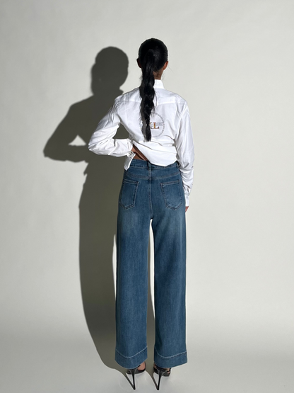 Pantalon en Jean droit
