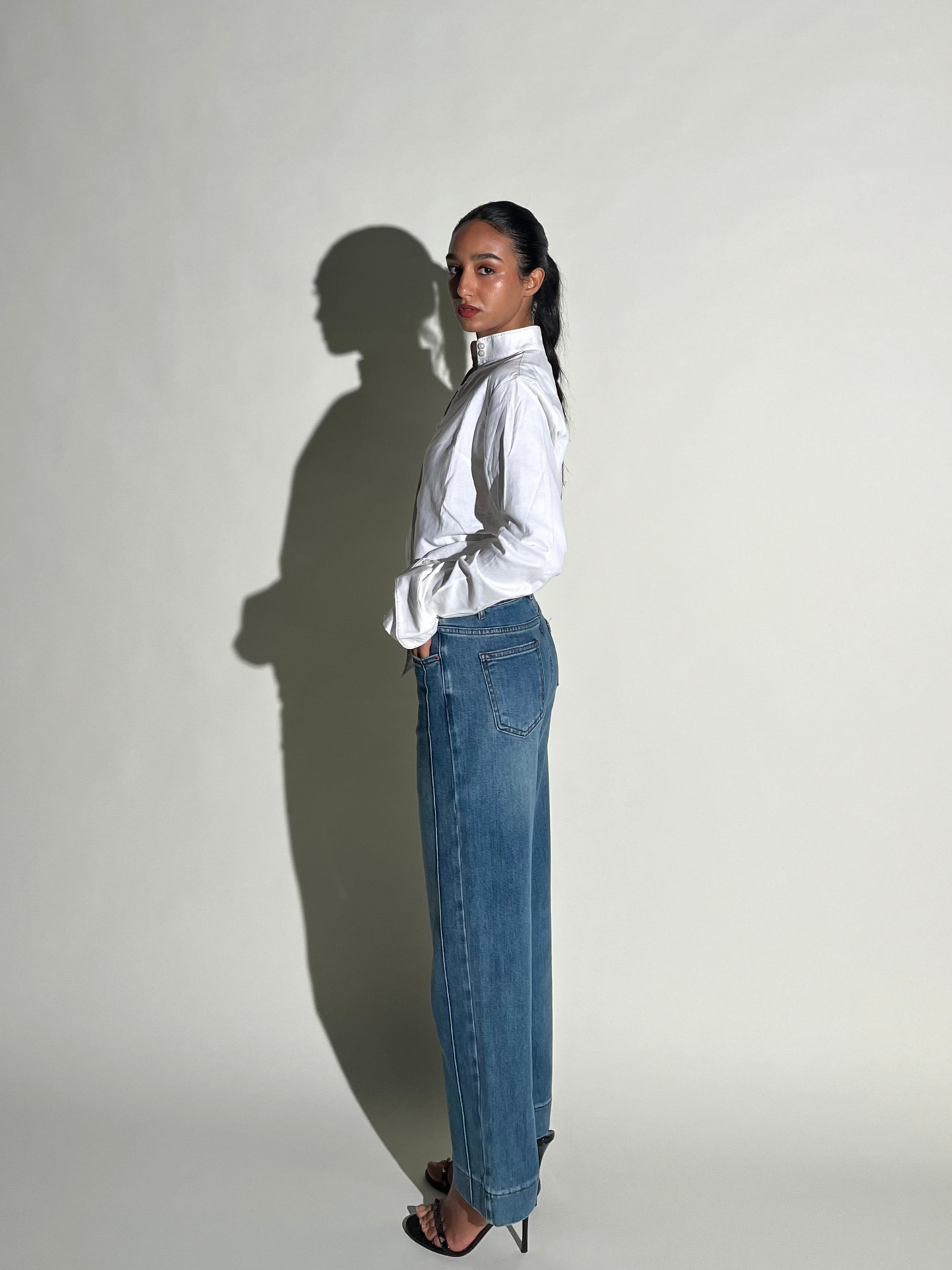Pantalon en Jean droit